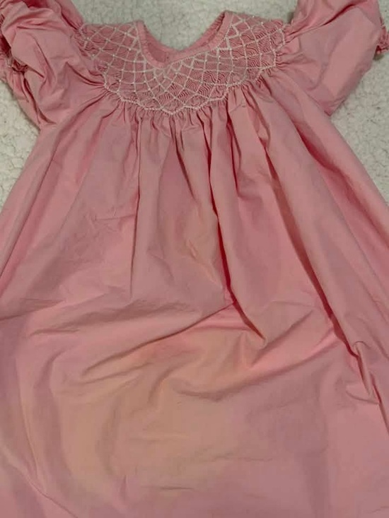 Other - Pink Baby Dress with Smocked Yoke